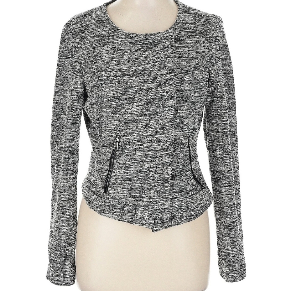 Karen Kane Knit Moto Jacket, Large